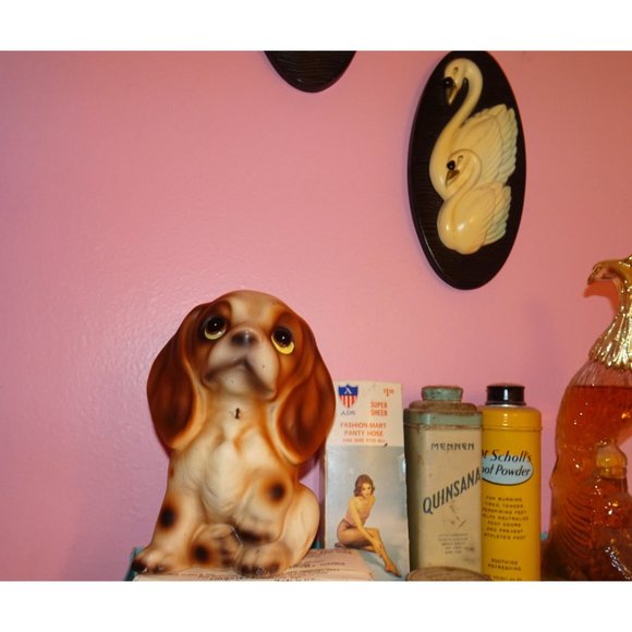 Vintage Ceramic Brinn's Beagle Dog Figurine mcm kitsch collectable 1960's - Picture 7 of 15